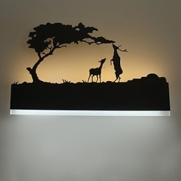 Lampada da comodino Lampada da parete Europea Creativa Moderna Minimalista Camera da letto Bambini Illuminazione Lampada da scale Lampada frontale a specchio