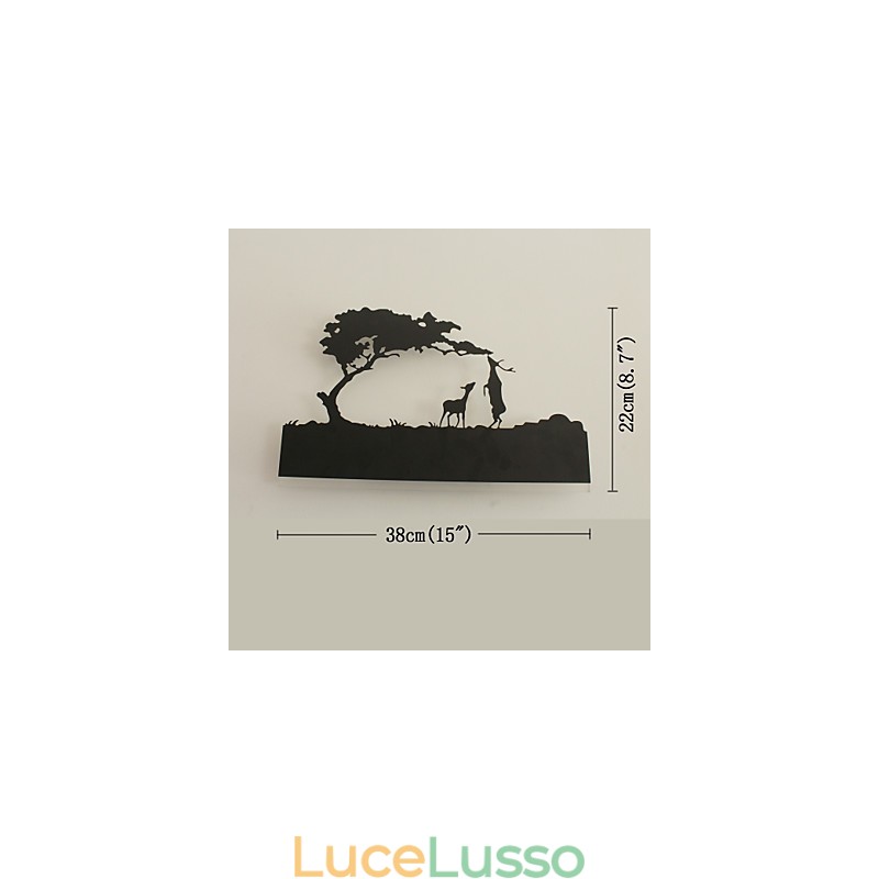 Lampada da comodino Lampada da parete Europea Creativa Moderna Minimalista Camera da letto Bambini Illuminazione Lampada da scale Lampada frontale a specchio