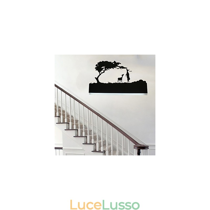 Lampada da comodino Lampada da parete Europea Creativa Moderna Minimalista Camera da letto Bambini Illuminazione Lampada da scale Lampada frontale a specchio
