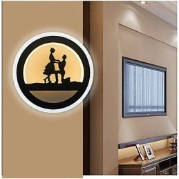 Lampada decorativa da comodino, camera da letto, soggiorno creativo, lampada da corridoio, lampada da parete moderna e minimalista