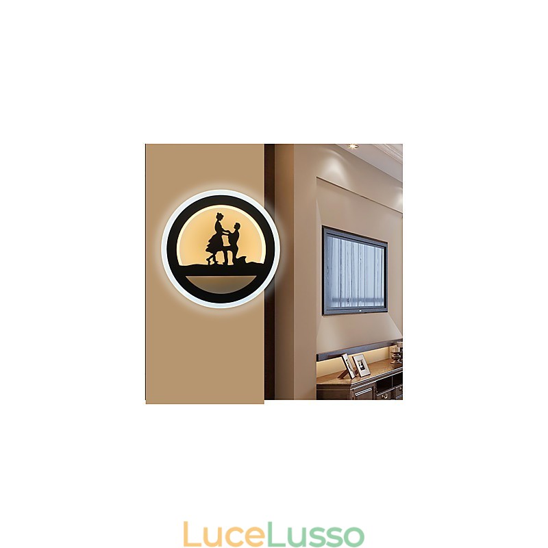 Lampada decorativa da comodino, camera da letto, soggiorno creativo, lampada da corridoio, lampada da parete moderna e minimalista