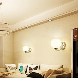 Semplice moderno contemporaneo placcato elettrolitica caratteristica per braccio oscillante protezione degli occhi luce ambientale applique da parete