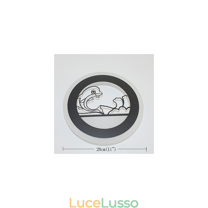 Lampada da parete moderna minimalista per camera da letto, lampada da comodino, lampada da parete creativa per bambini, lampada da scala con personalità in acrilico