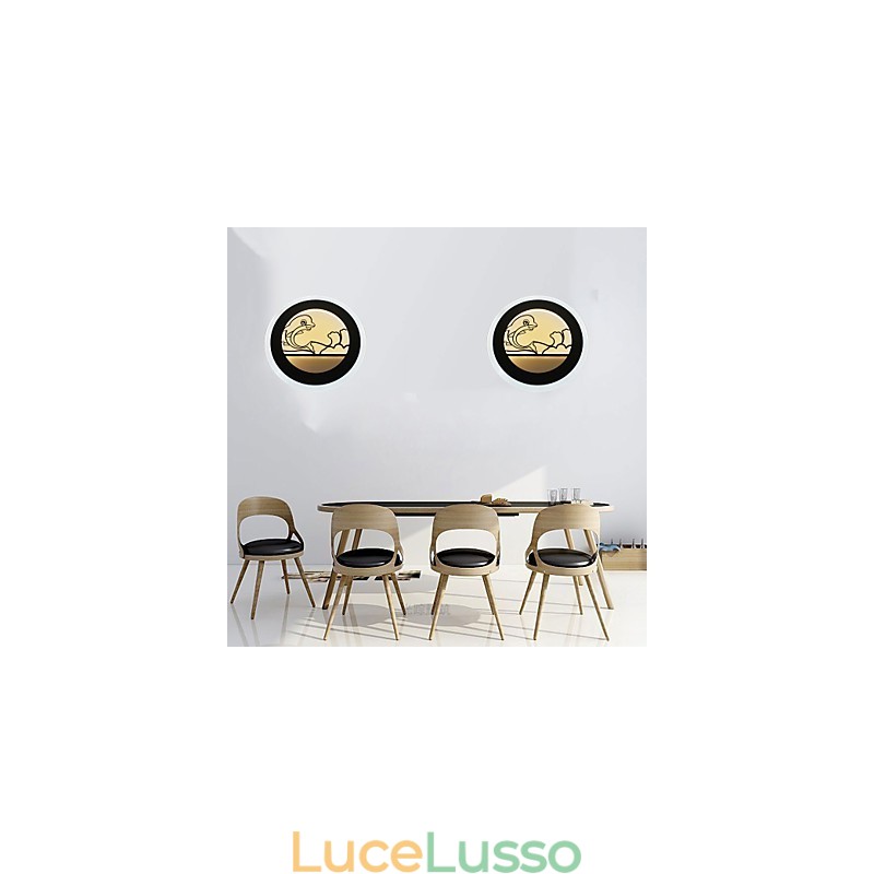 Lampada da parete moderna minimalista per camera da letto, lampada da comodino, lampada da parete creativa per bambini, lampada da scala con personalità in acrilico