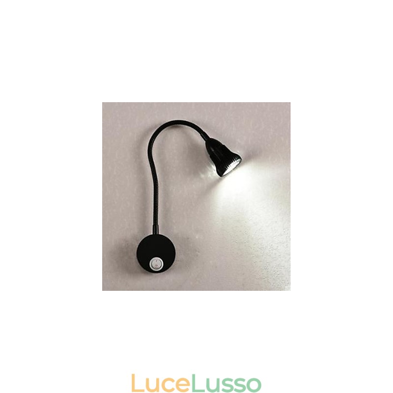 Caratteristica di verniciatura per applique da parete con luce ambientale