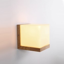 Novità Country Feature per Mini Style Protezione degli occhi Luce ambientale Applique Luce notturna da comodino Lampada da parete creativa per balcone