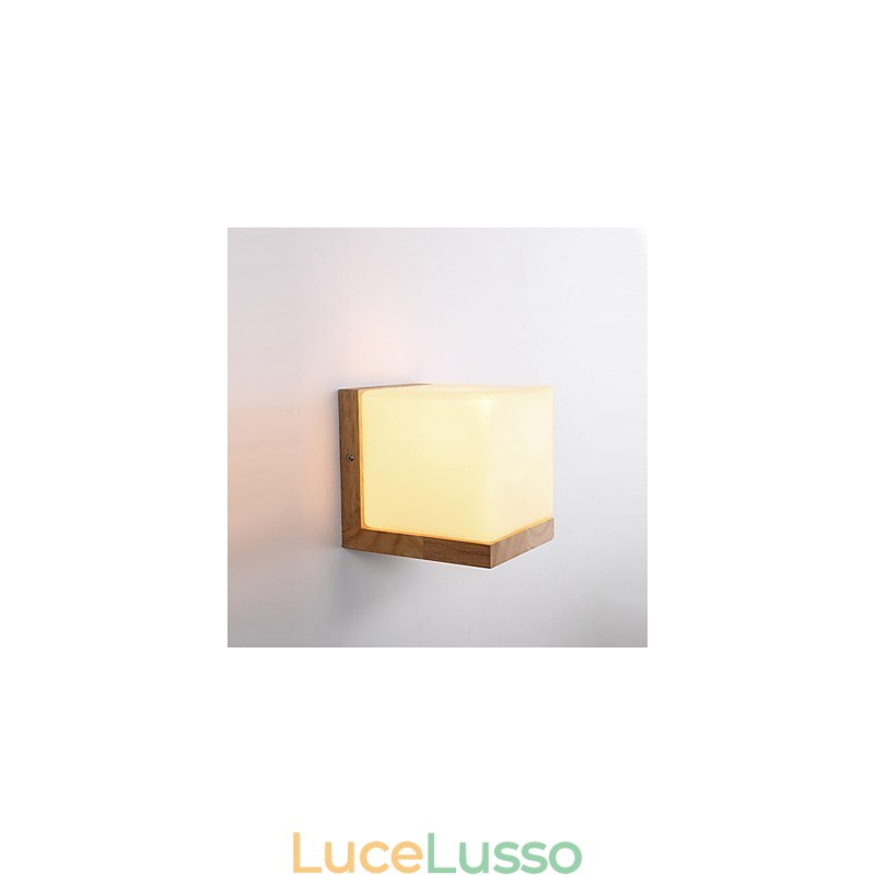 Novità Country Feature per Mini Style Protezione degli occhi Luce ambientale Applique Luce notturna da comodino Lampada da parete creativa per balcone