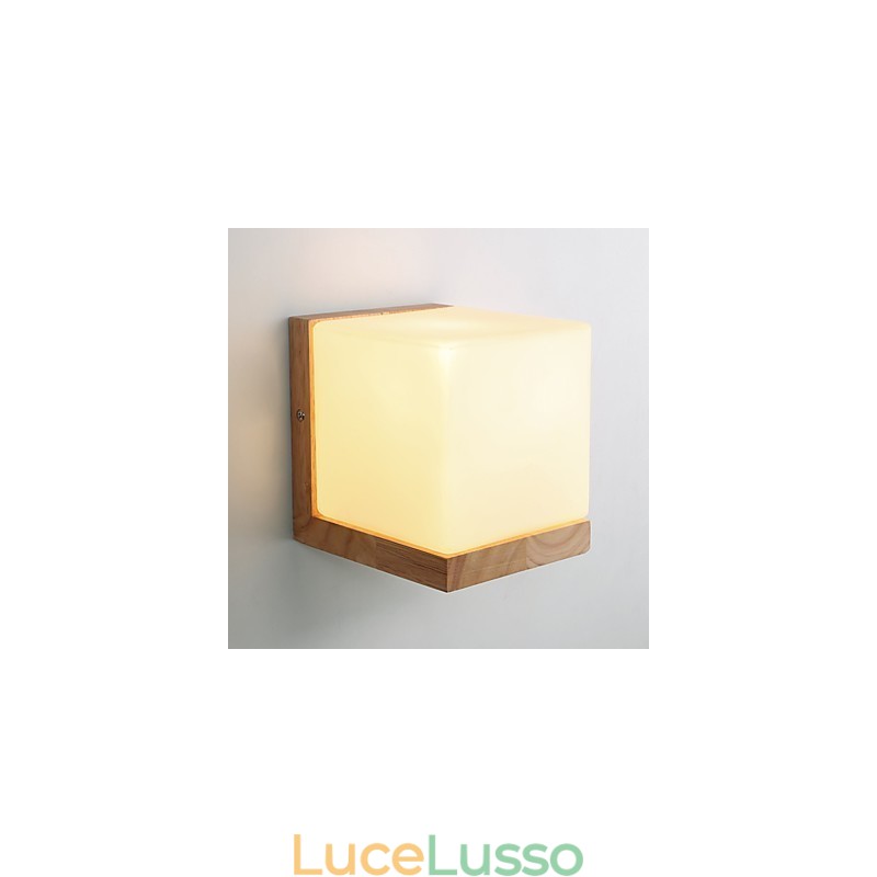 Novità Country Feature per Mini Style Protezione degli occhi Luce ambientale Applique Luce notturna da comodino Lampada da parete creativa per balcone