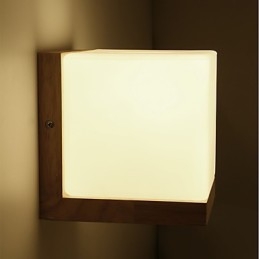 Novità Country Feature per Mini Style Protezione degli occhi Luce ambientale Applique Luce notturna da comodino Lampada da parete creativa per balcone