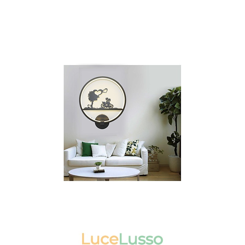 Lampada da parete in alluminio Lampada da parete moderna e minimalista creativa Lampada da parete alla moda per soggiorno Lampada da parete per balcone Luci per corridoio