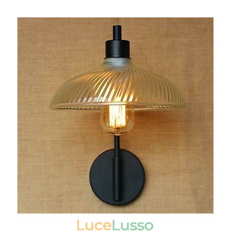 Finitura rustica in ossido nero per la luce ambientale del braccio oscillante Finitura rustica in ossido nero per la luce ambientale del braccio oscillante