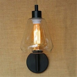 Finitura rustica in ossido nero per la luce ambientale del braccio oscillante