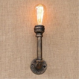 Lampada da parete decorativa piccola con tubo dell'acqua semplice Nostalgia