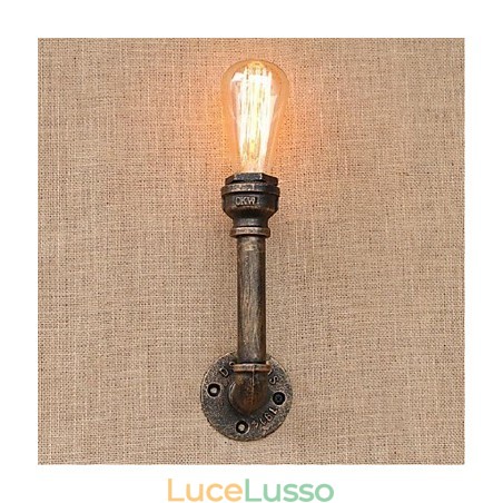 Lampada da parete decorativa piccola con tubo dell'acqua semplice Nostalgia Lampada da parete decorativa piccola con tubo dell'acqua semplice Nostalgia
