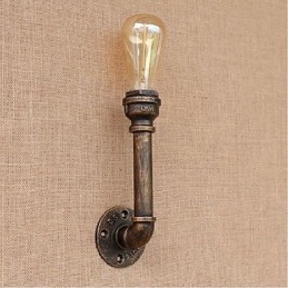 Lampada da parete decorativa piccola con tubo dell'acqua semplice Nostalgia