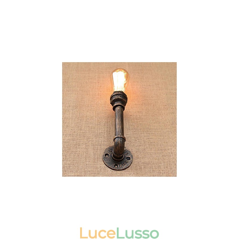Lampada da parete decorativa piccola con tubo dell'acqua semplice Nostalgia