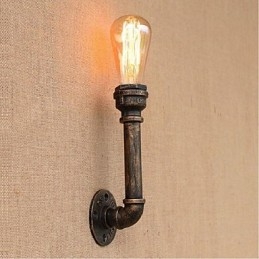 Lampada da parete decorativa piccola con tubo dell'acqua semplice Nostalgia