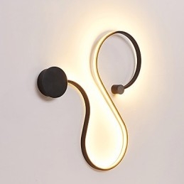 Moderne luci da parete creative in metallo soggiorno corridoio camera da letto camere d'albergo comodino decorazione illuminazione