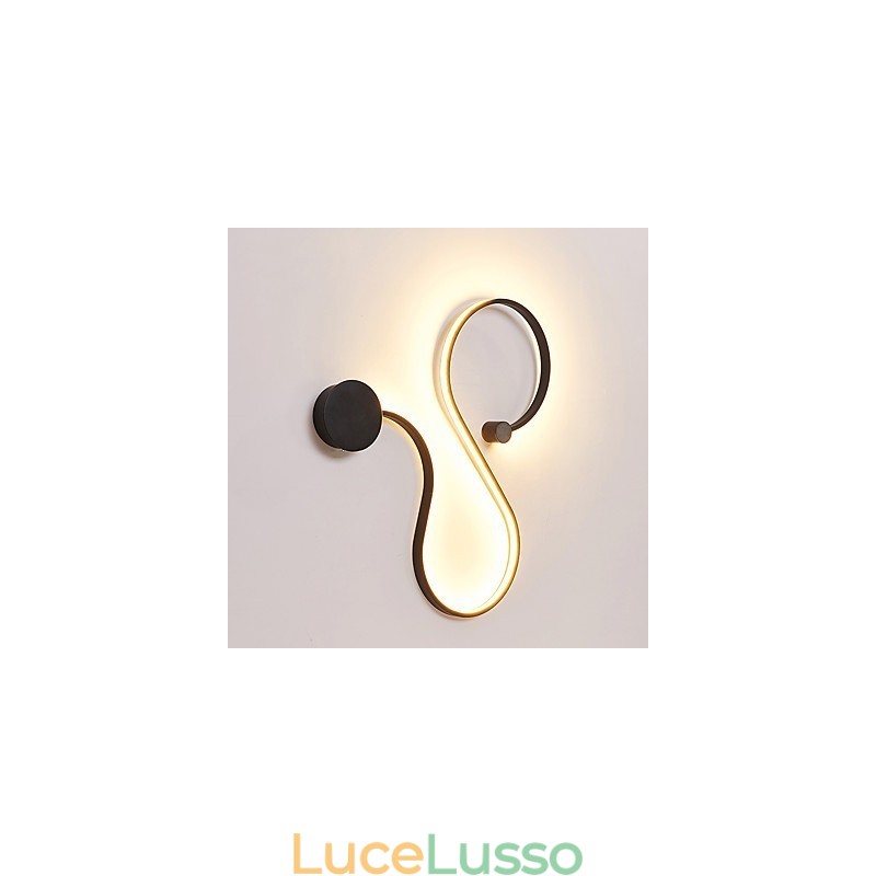Moderne luci da parete creative in metallo soggiorno corridoio camera da letto camere d'albergo comodino decorazione illuminazione