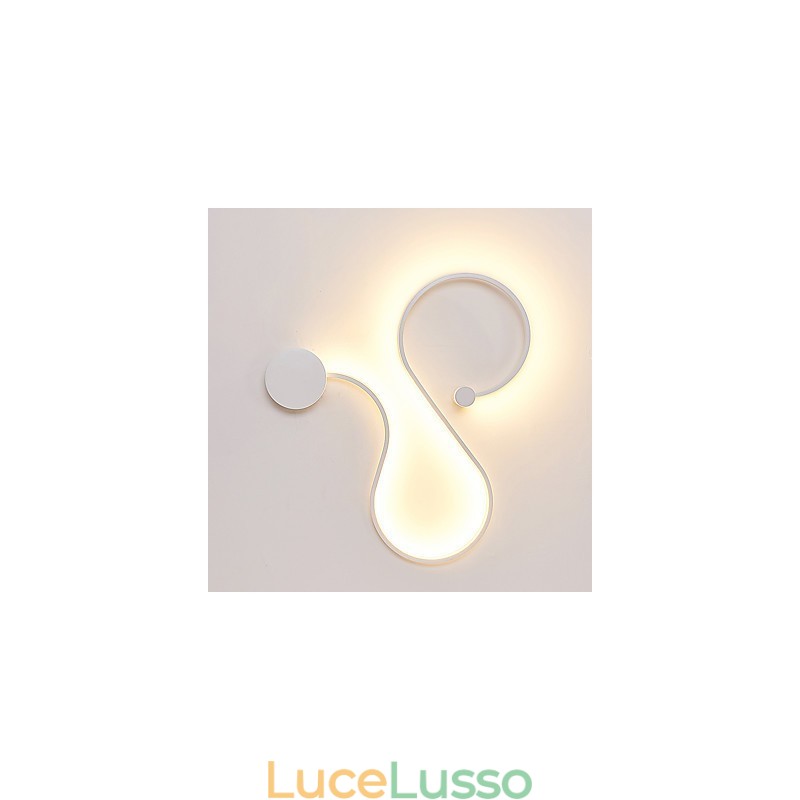 Moderne luci da parete creative in metallo soggiorno corridoio camera da letto camere d'albergo comodino decorazione illuminazione