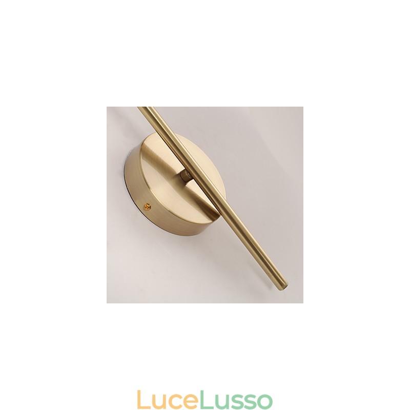 Moderna caratteristica contemporanea galvanizzata per applique da parete Arc Uplight