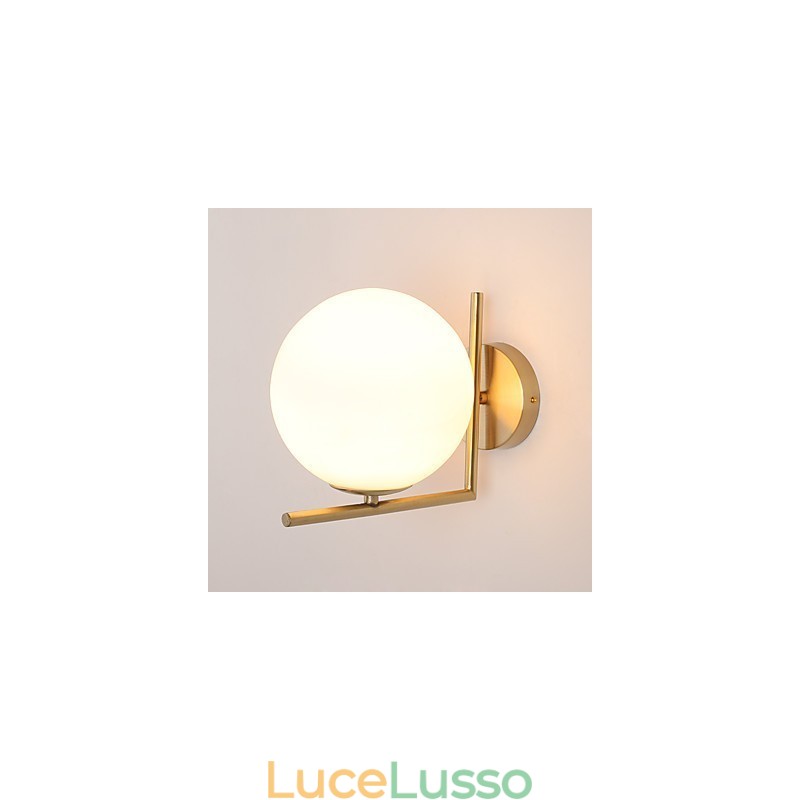 Moderna caratteristica contemporanea galvanizzata per applique da parete Arc Uplight