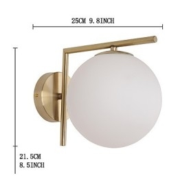 Moderna caratteristica contemporanea galvanizzata per applique da parete Arc Uplight