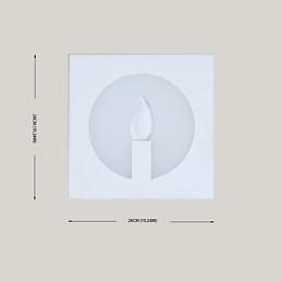 Applique da parete moderne e contemporanee integrate per luce ambientale