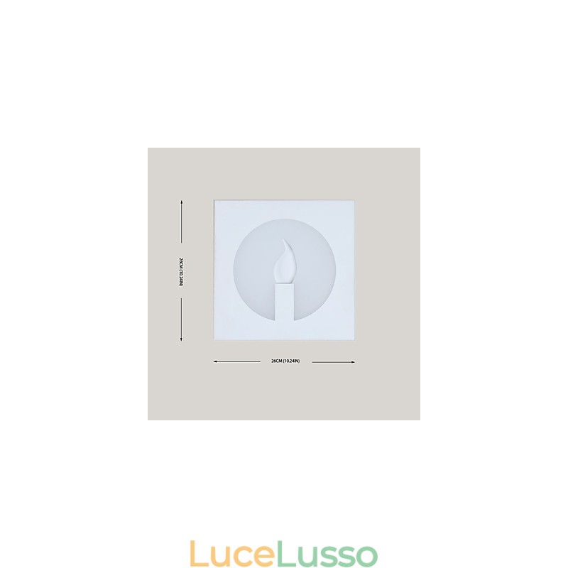 Applique da parete moderne e contemporanee integrate per luce ambientale