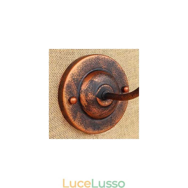 Semplice e retrò personalità creativa ruggine colore americano lampada da parete applique da parete luce da parete