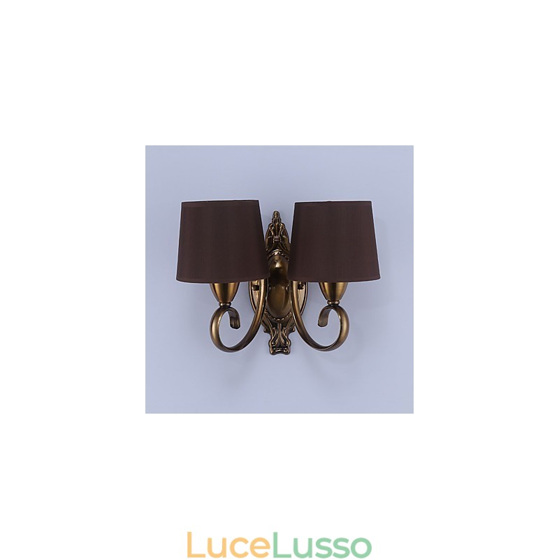 Applique da parete classica tradizionale elettroplaccata per la protezione degli occhi Applique da parete