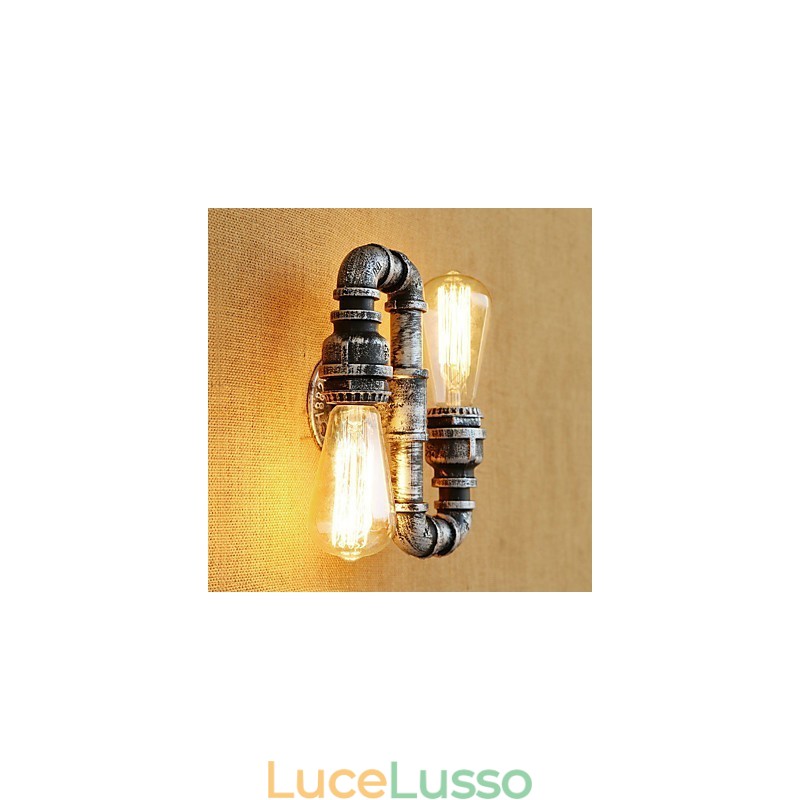 Caratteristica della pittura retrò del paese per applique da parete con luce ambientale a braccio oscillante