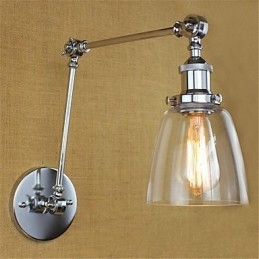 Rustic Lodge Country Retro elettroplaccato caratteristica per altezza regolabile e braccio angolare protezione degli occhi
