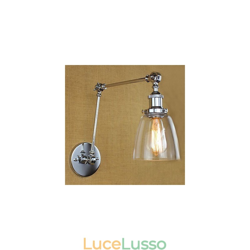 Rustic Lodge Country Retro elettroplaccato caratteristica per altezza regolabile e braccio angolare protezione degli occhi