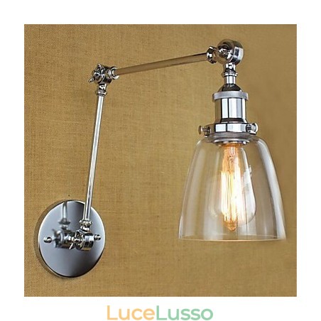 Rustic Lodge Country Retro elettroplaccato caratteristica per altezza regolabile e braccio angolare protezione degli occhi Rustic Lodge Country Retro elettroplaccato caratteristica per altezza regolabile e braccio angolare protezione degli occhi