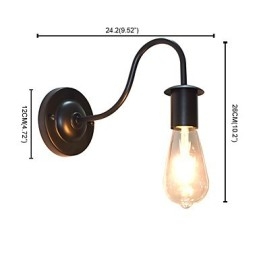 Rustic Lodge Tradizionale Classico Dipinto Caratteristica per Applique da Parete Downlight Applique