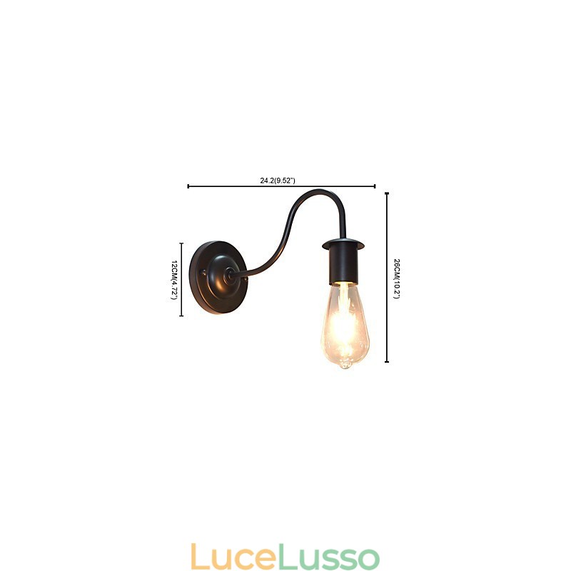 Rustic Lodge Tradizionale Classico Dipinto Caratteristica per Applique da Parete Downlight Applique