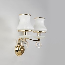 Applique da parete moderne e contemporanee con funzione elettrolitica per luce ambientale in cristallo