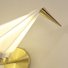 Moderna contemporanea novità vintage elettroplaccata caratteristica per applique da parete con luce ambientale in stile mini
