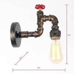 Moderno Contemporaneo Rustico Lodge Country Retro Pittura Caratteristica per Mini Stile Downlight Applique da Parete Luce da Parete