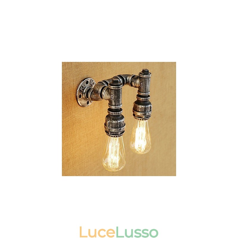 Caratteristica della pittura retrò del paese per applique da parete con luce ambientale a braccio oscillante