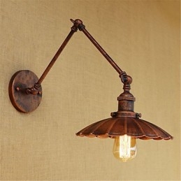 Dipinto rustico retrò in stile rustico per mini braccio oscillante con luce ambientale