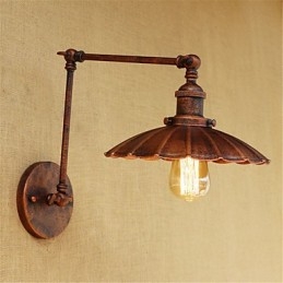 Dipinto rustico retrò in stile rustico per mini braccio oscillante con luce ambientale
