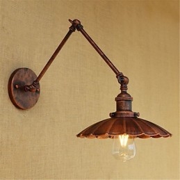 Dipinto rustico retrò in stile rustico per mini braccio oscillante con luce ambientale