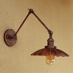 Dipinto rustico retrò in stile rustico per mini braccio oscillante con luce ambientale