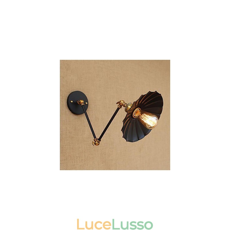 Dipinto rustico retrò in stile rustico per mini braccio oscillante con luce ambientale