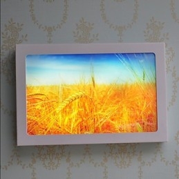 Pittura moderna contemporanea integrata, caratteristica moderna contemporanea per applique da parete con luce ambientale