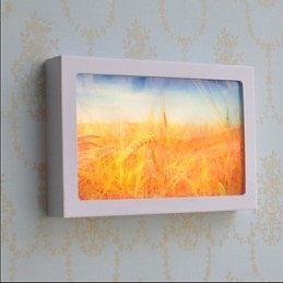 Pittura moderna contemporanea integrata, caratteristica moderna contemporanea per applique da parete con luce ambientale