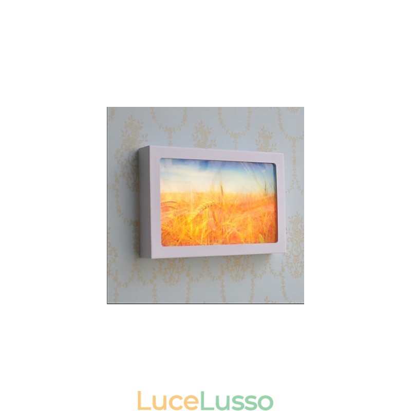 Pittura moderna contemporanea integrata, caratteristica moderna contemporanea per applique da parete con luce ambientale