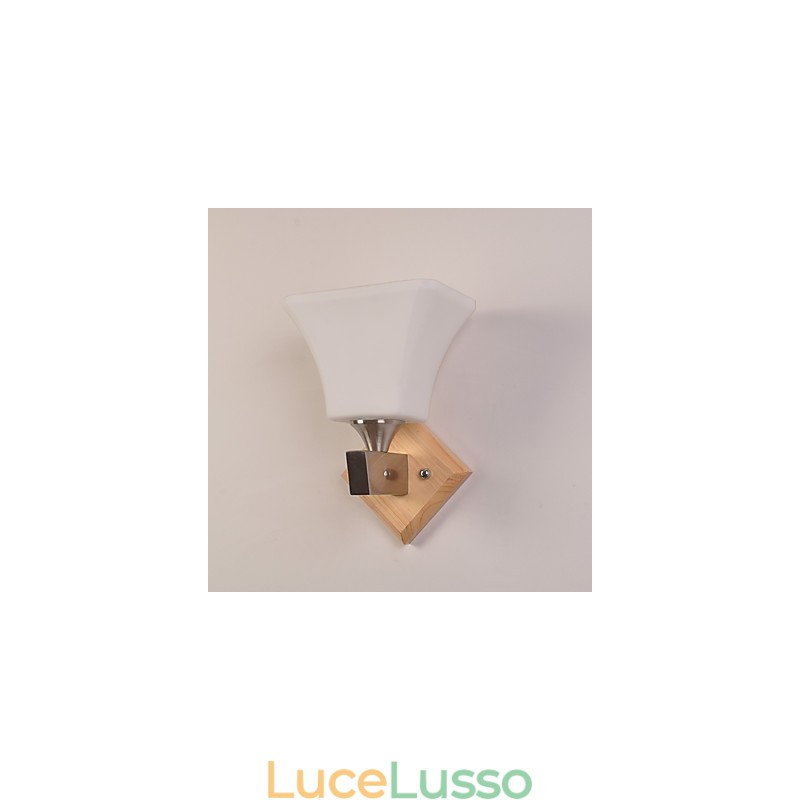 Moderna pittura contemporanea di campagna caratteristica per applique da parete con luce verso l'alto